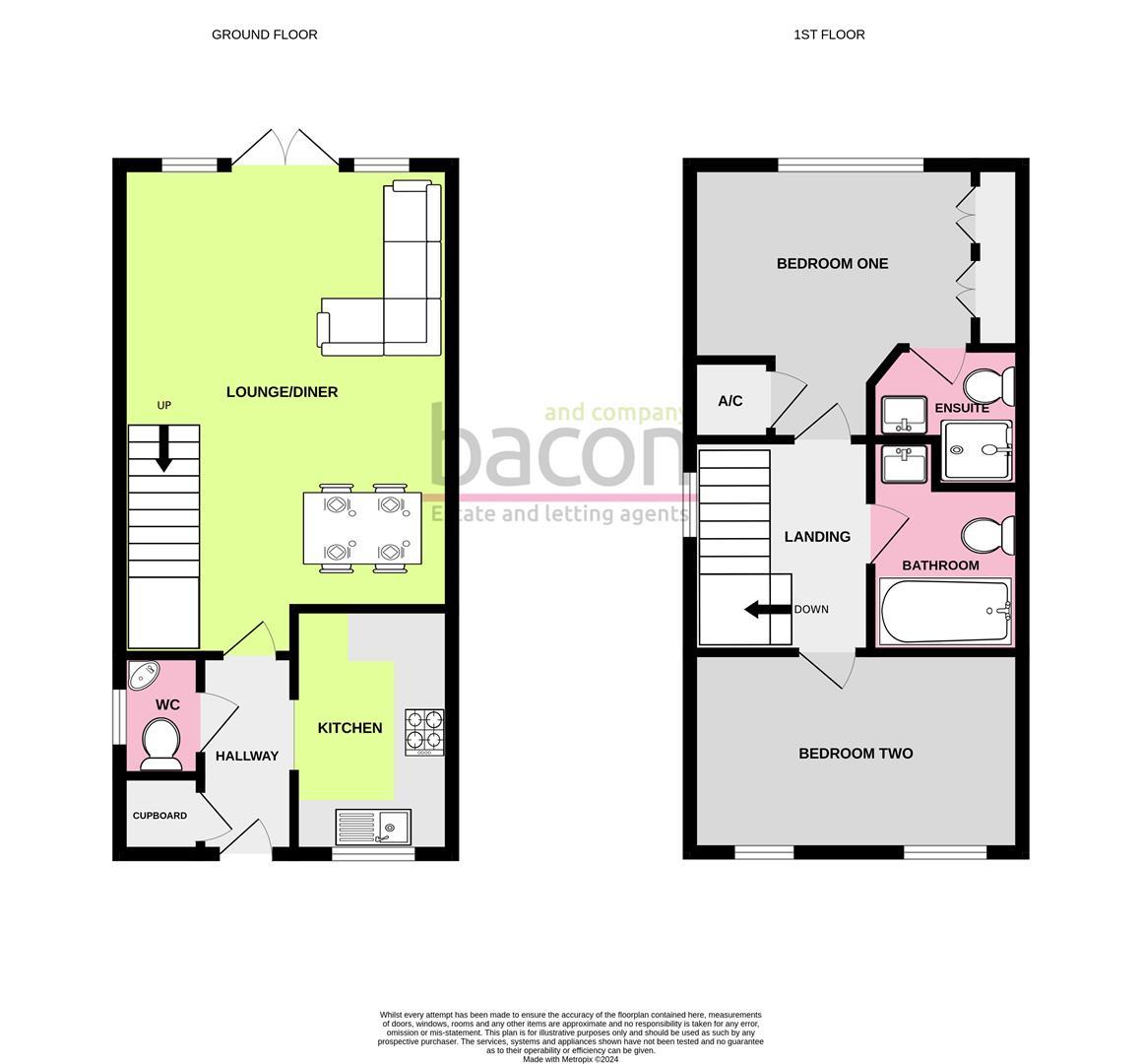 Floor Plan | House - Semi-Detached | Cambrian Way, Worthing, BN13 | For Sale